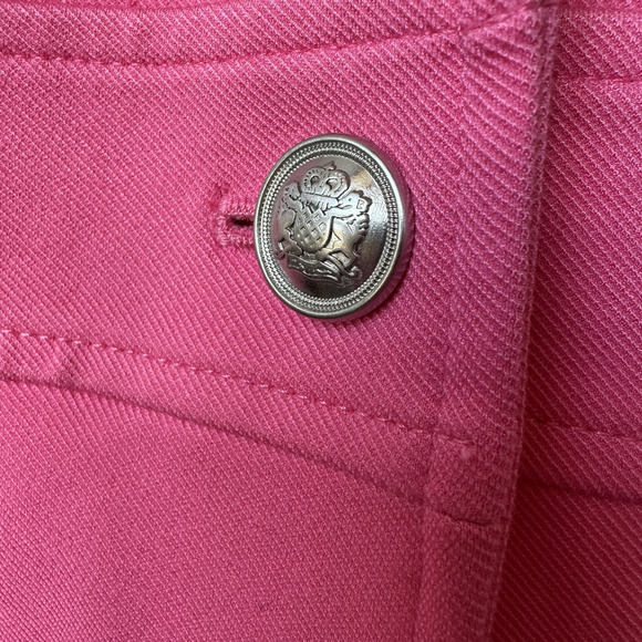 NWT $140 Talbots Pink Blazer 3-Button Size 14 Office Preppy Spring Easter Barbie - Picture 2 of 6